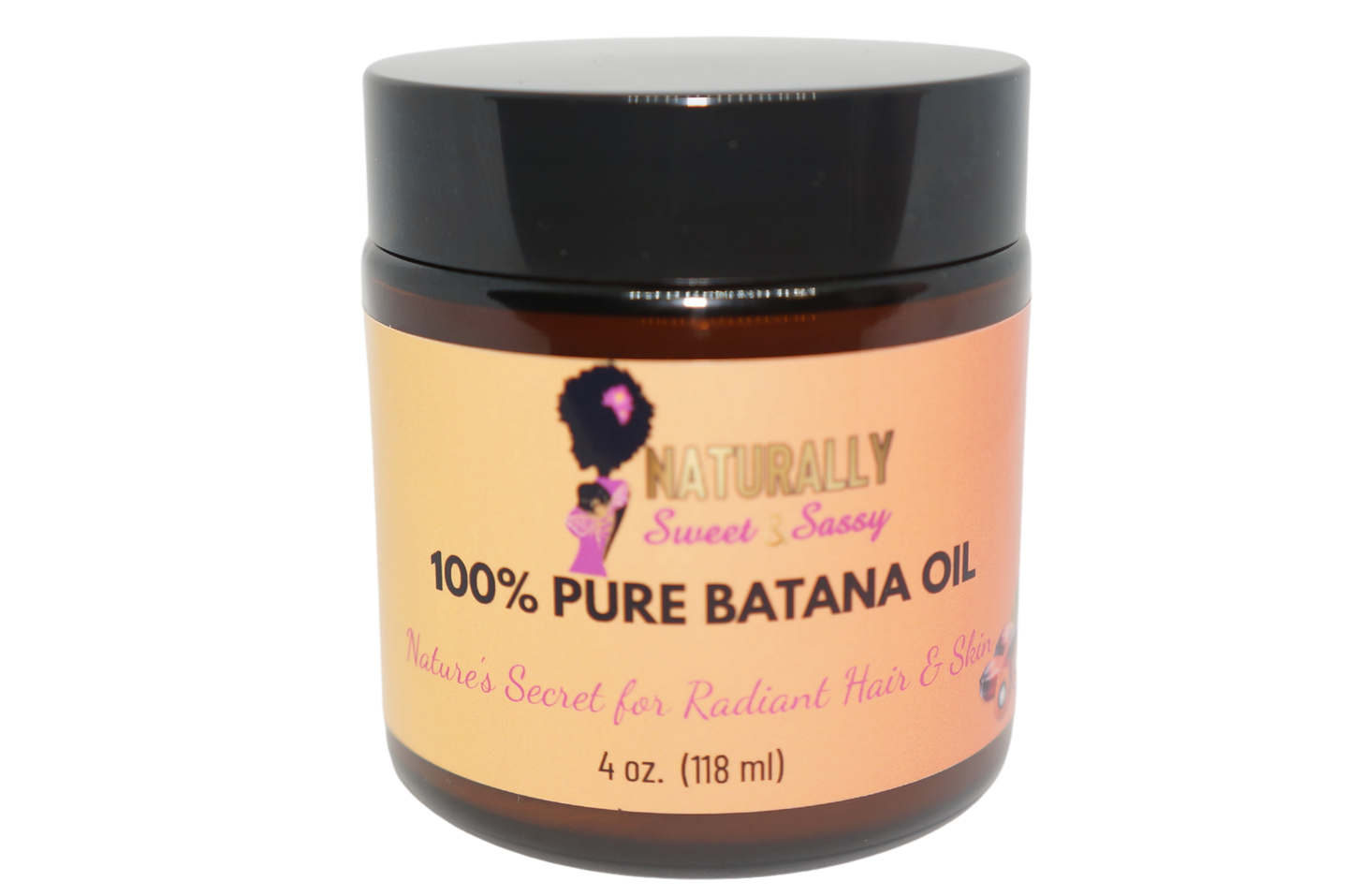 100% Pure Batana Oil 4 oz. Sourced from Honduras