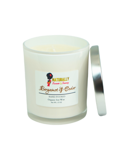 Bergamot & Cedar Candle 10oz