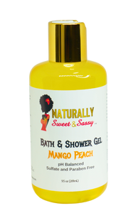 NEW Bath& Shower Gel Mango Peach 9.5 oz.