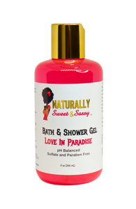 Bath & Shower Gel Love in Paradise 9.5 oz